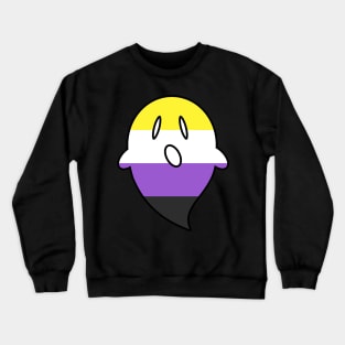 Non-Binary Pride Ghost Crewneck Sweatshirt